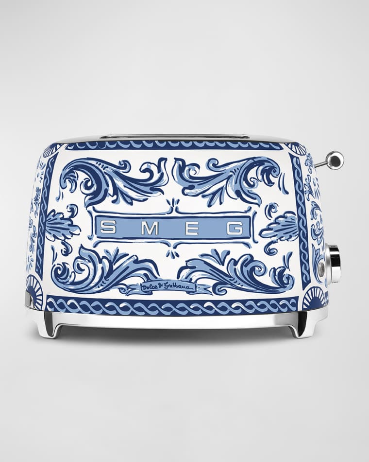 Smeg x Dolce&Gabbana Blu Mediterraneo 2-Slice Toaster