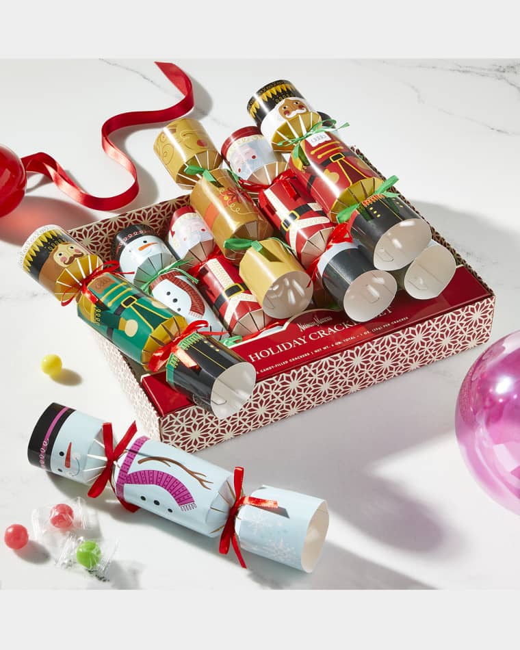 Neiman Marcus Holiday Candy-Filled Crackers Set