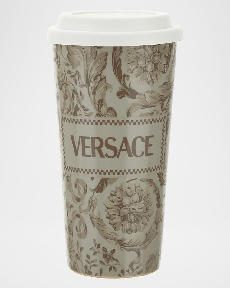 Versace Home Collection Barocco Travel Mug, 16.9 oz.