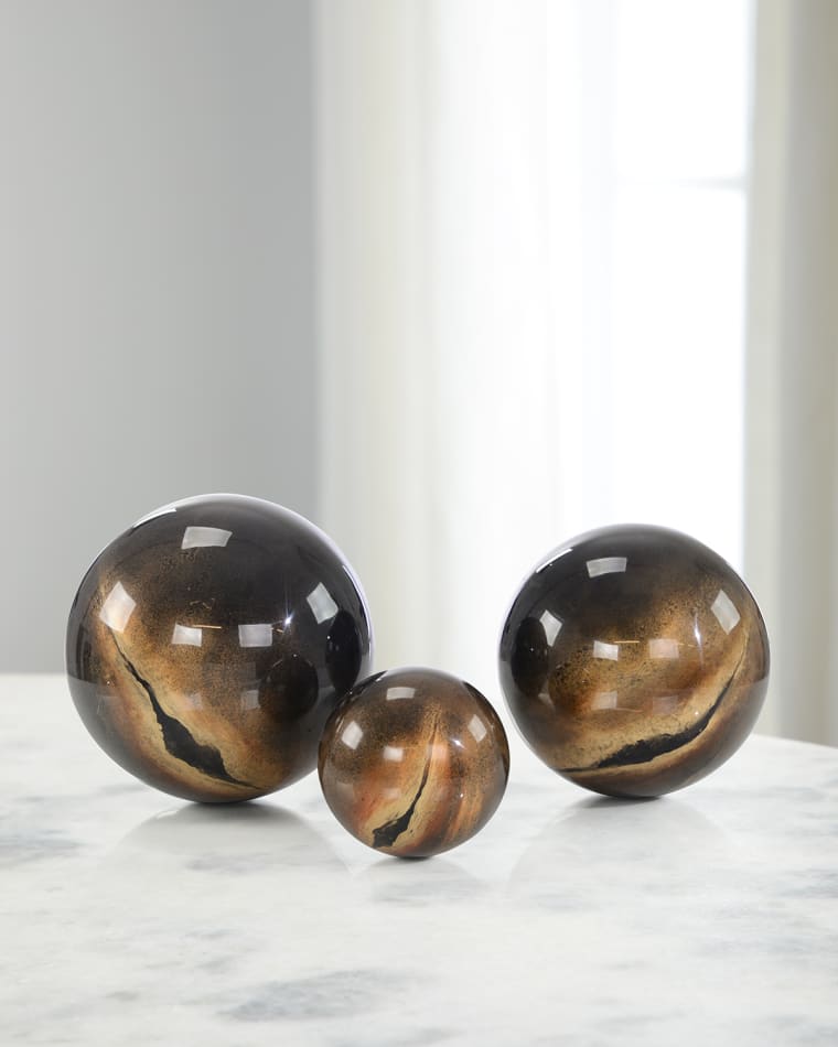 John-Richard Collection Decorative Lacero Balls, Set of 3