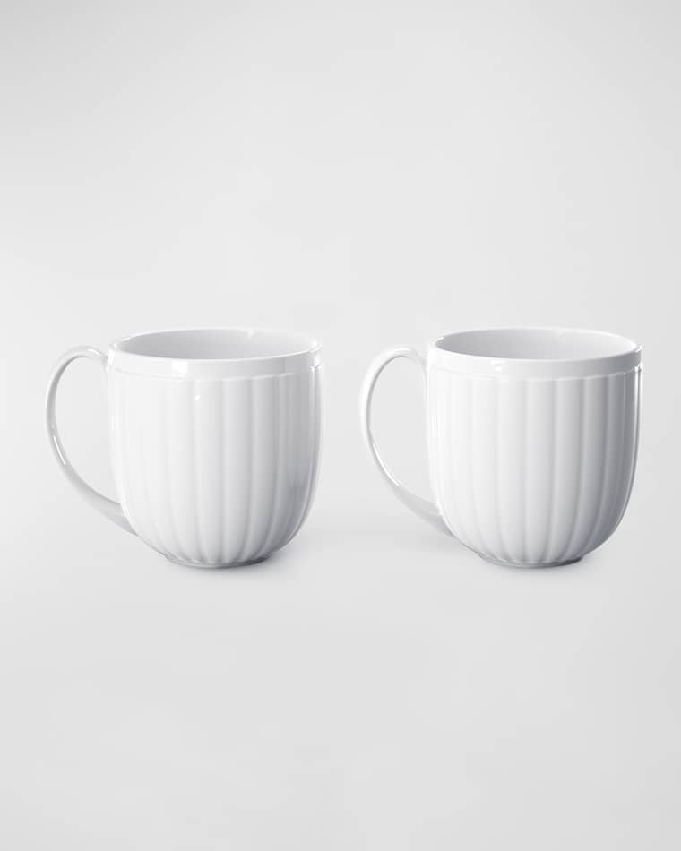 Georg Jensen Bernadotte Porcelain Cups, Set of 2