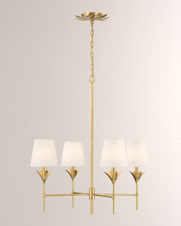 Crystorama Broche 4-Light Chandelier