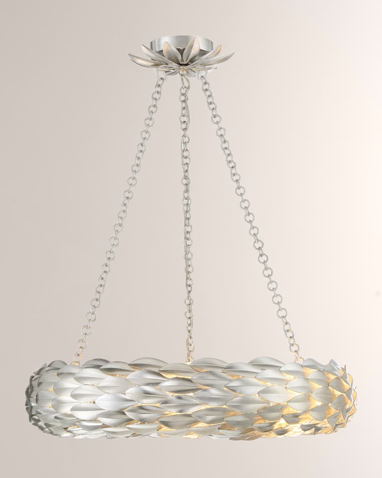 Crystorama Broche 6-Light Antique Chandelier