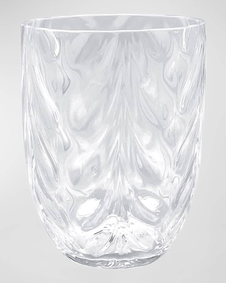 Mariposa Sip Sip Wave Crystal Clear Stemless Glass