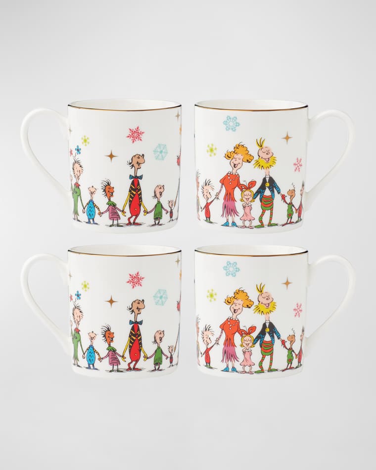 Lenox Merry Grinchmas Mugs, Set of 4