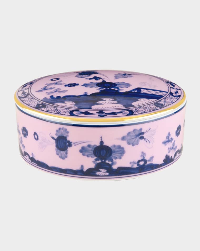 GINORI 1735 Oriente Italiano Round Box with Cover