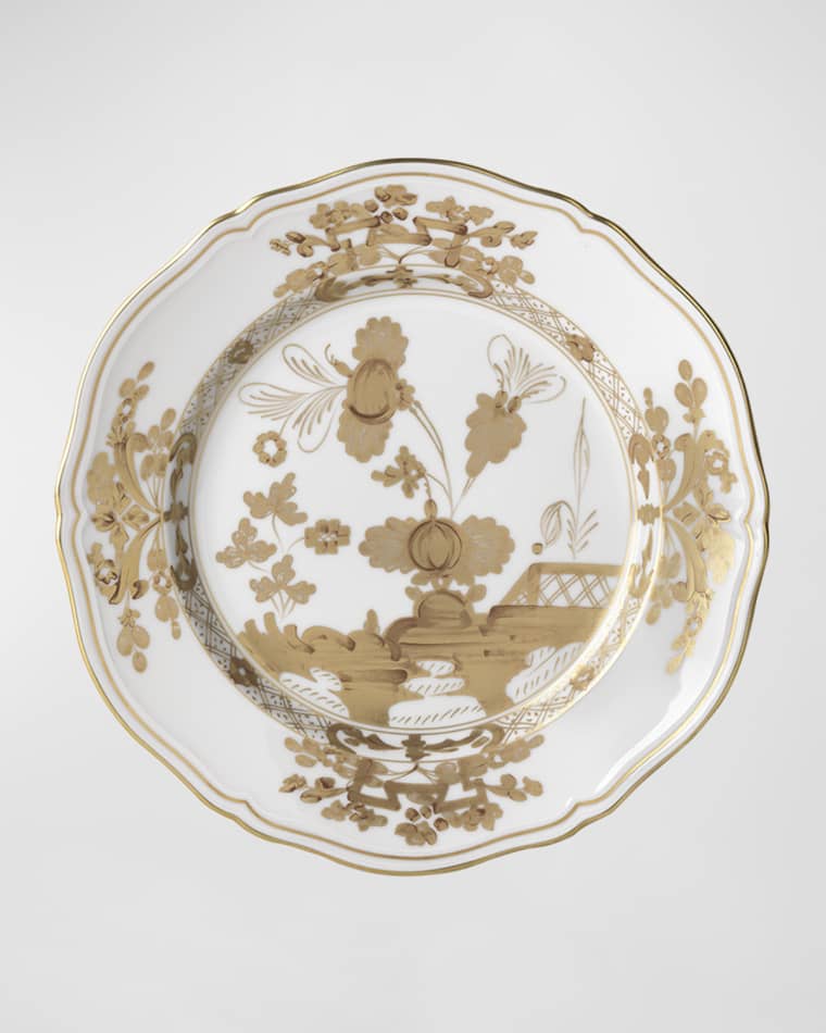 GINORI 1735 Oriente Italiano Aurum Dinner Plate Oriente Italiano Aurum Bread Plate Oriente Italiano Aurum Soup Plate