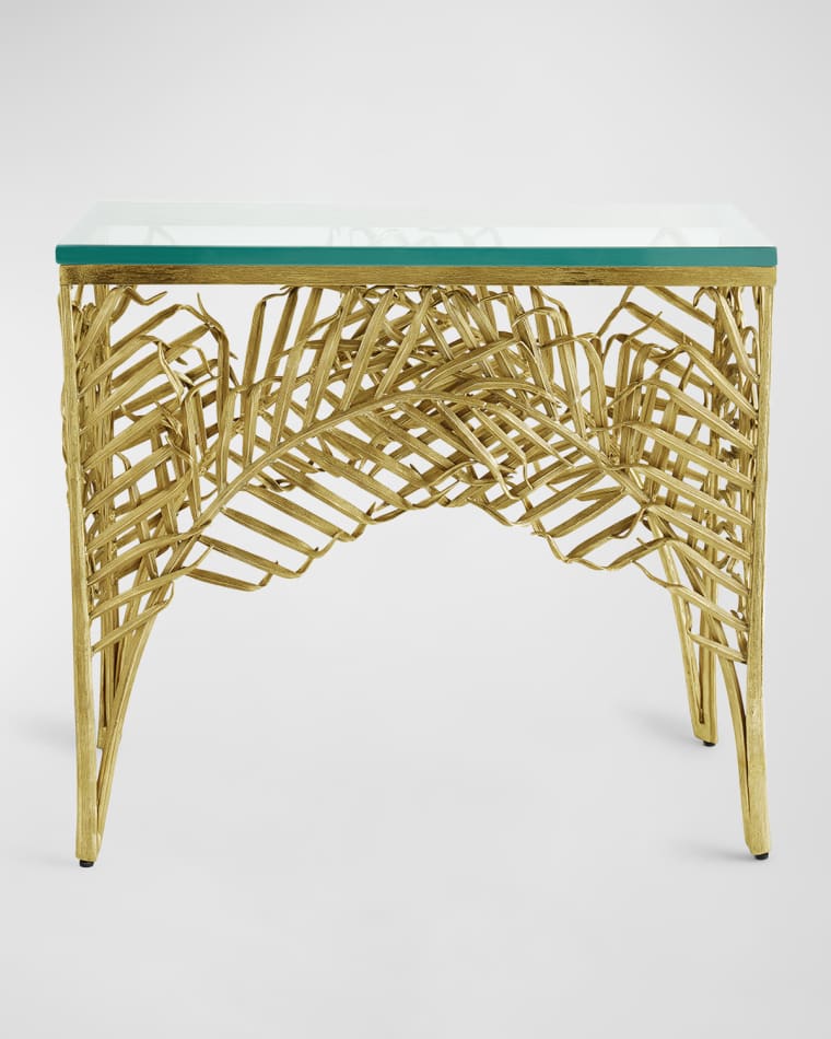 Michael Aram Palm Side Table