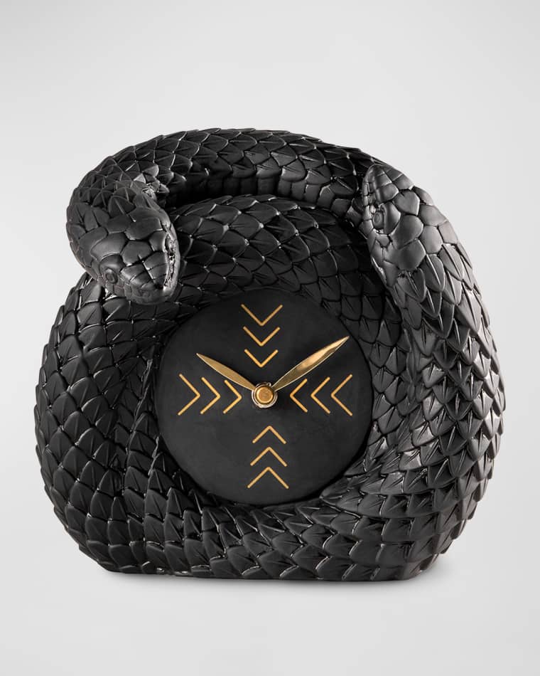 Lladro Snakes Clock