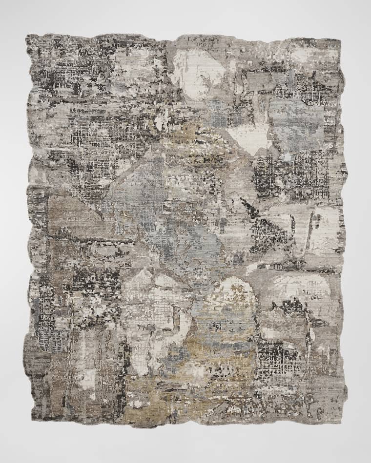 Haven & Loom Abstract Hand-Knotted Rug, 10' x 14'
