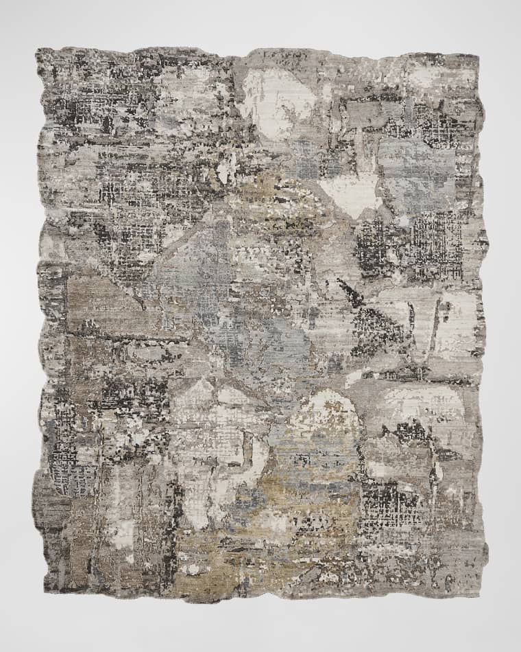 Haven & Loom Abstract Hand-Knotted Runner, 2' x 10'