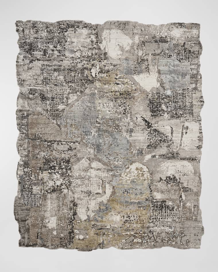 Haven & Loom Abstract Hand-Knotted Rug, 8' x 10'