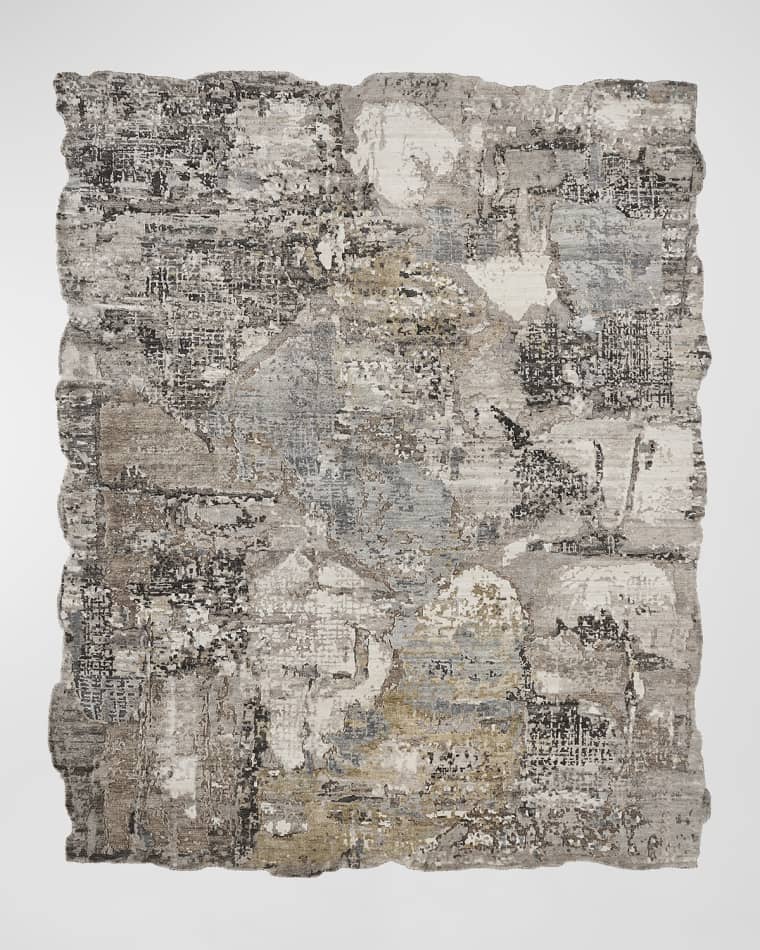 Haven & Loom Abstract Hand-Knotted Rug, 9' x 12'