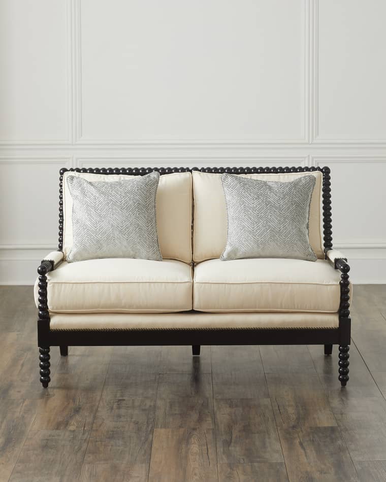 Old Hickory Tannery Spindle Settee 55.5"
