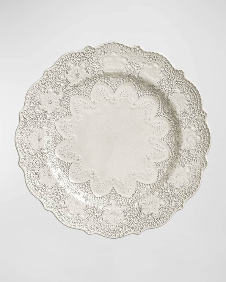 Arte Italica Merletto Antiqued Dinner Plate