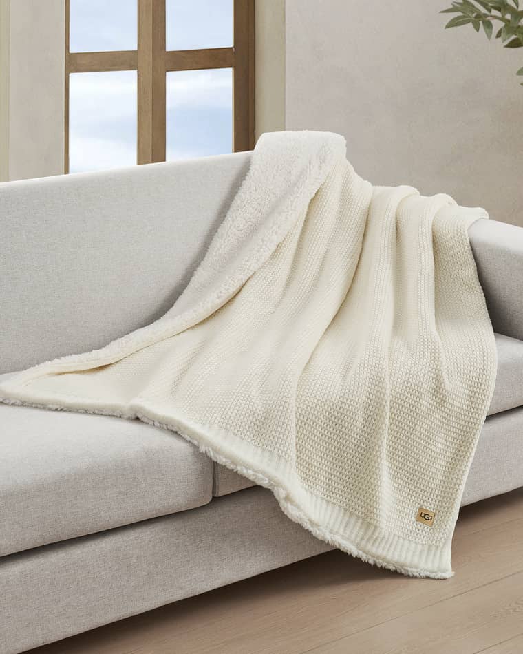 Luxury White Designer Inspired Blanket