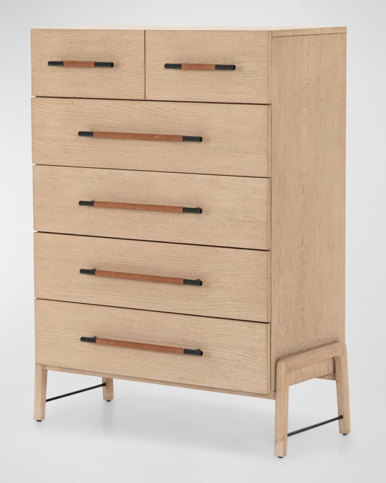 Four Hands Rosedale 6-Drawer Tall Dresser