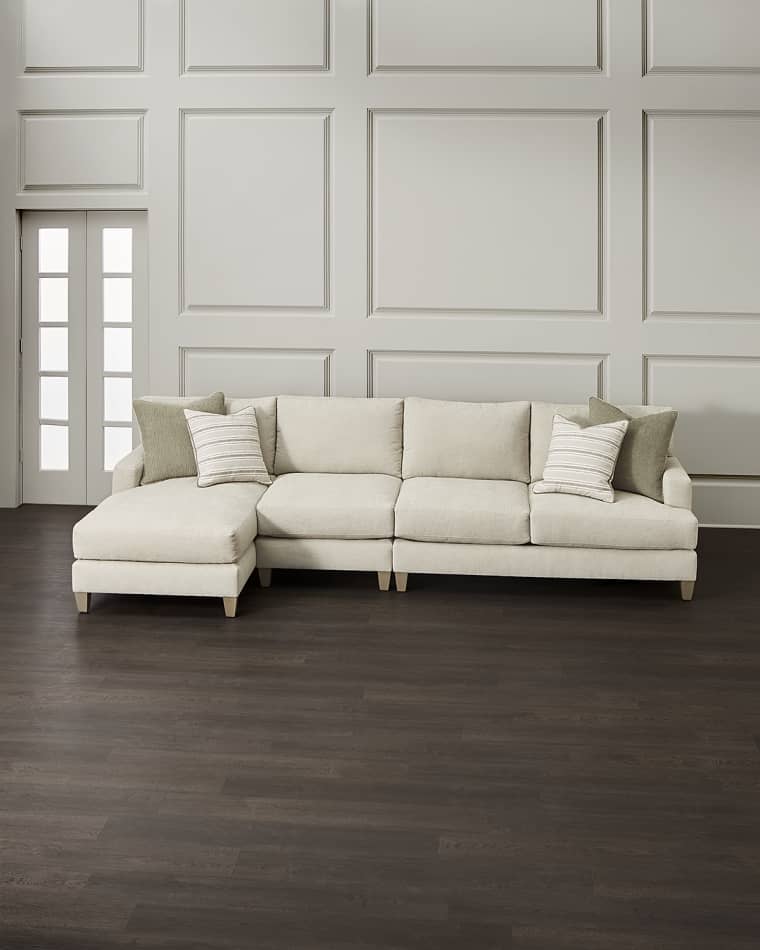 Bernhardt Mila 3-Piece Left Chaise Sectional