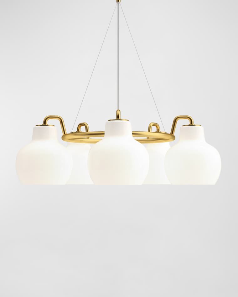 Louis Poulsen VL Ring Crown 5-Light Chandelier, 9"