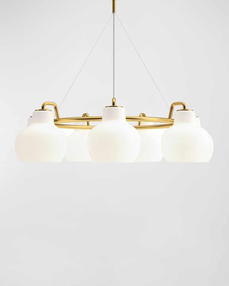 Louis Poulsen VL Ring Crown 7-Light Chandelier, 8"