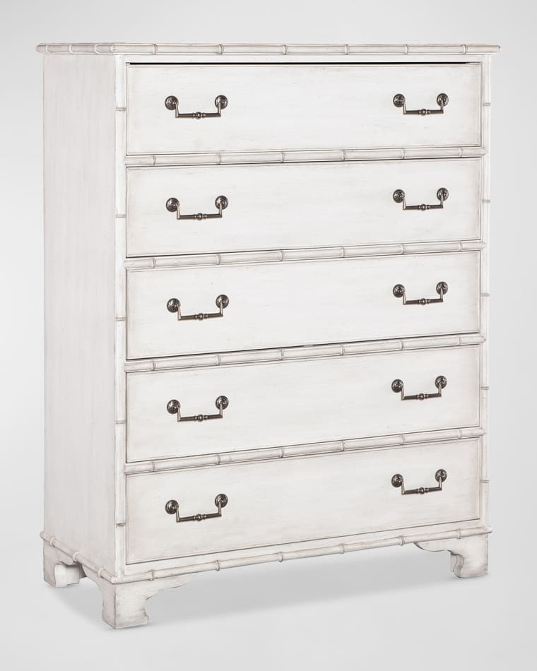 Hooker Furniture Charleston White 5-Drawer Chest