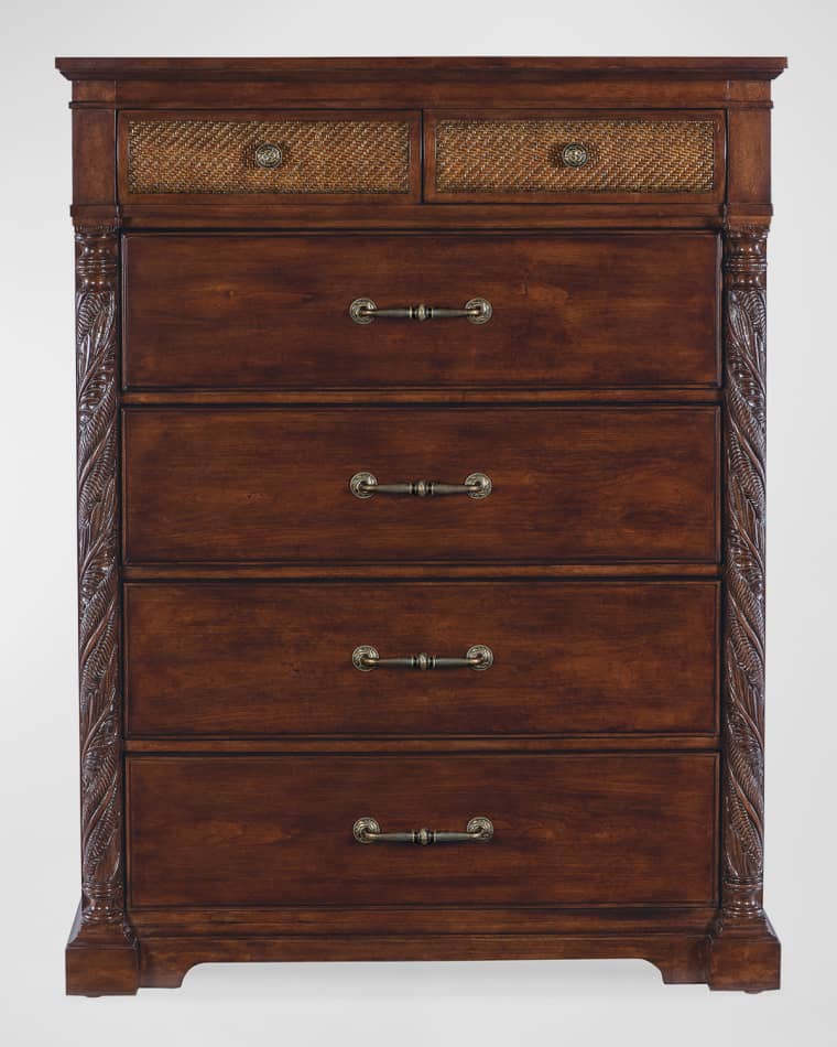 Hooker Furniture Charleston Cane 6-Drawer Chest