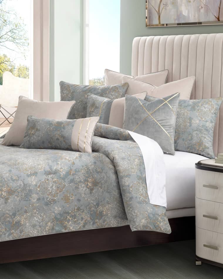 Michael Amini Debonair 9-Piece Queen Comforter Set