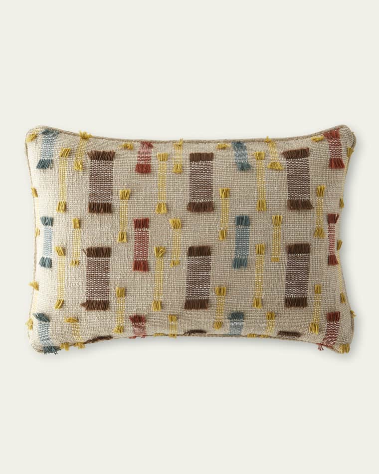25 Mackenzie Lane Low Country Birds Textural Pillow, 24" x 16"