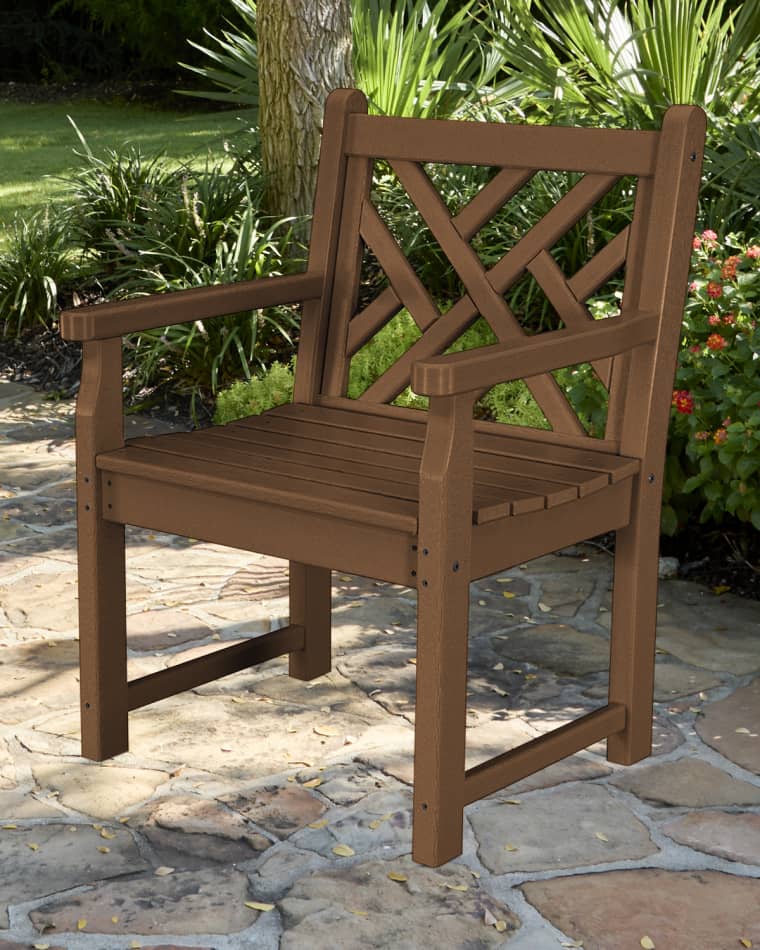 POLYWOOD Chippendale Garden Arm Chair