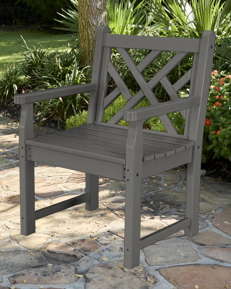 POLYWOOD Chippendale Garden Arm Chair