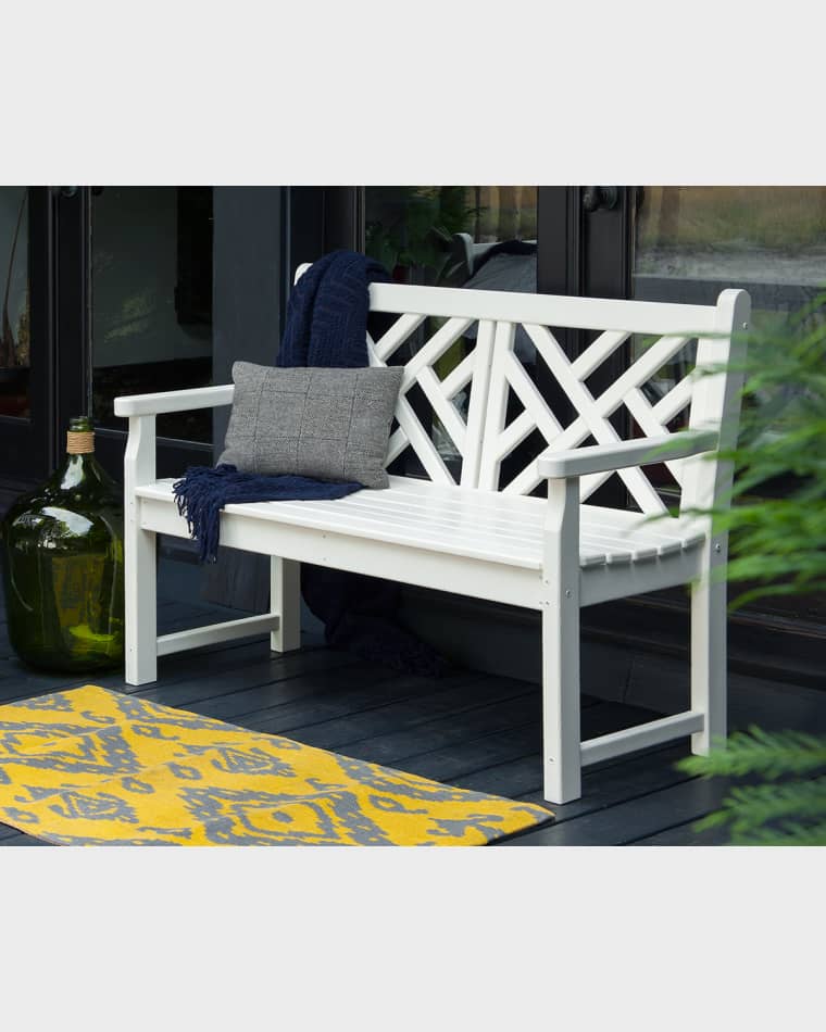 POLYWOOD Chippendale 48" Outdoor Bench
