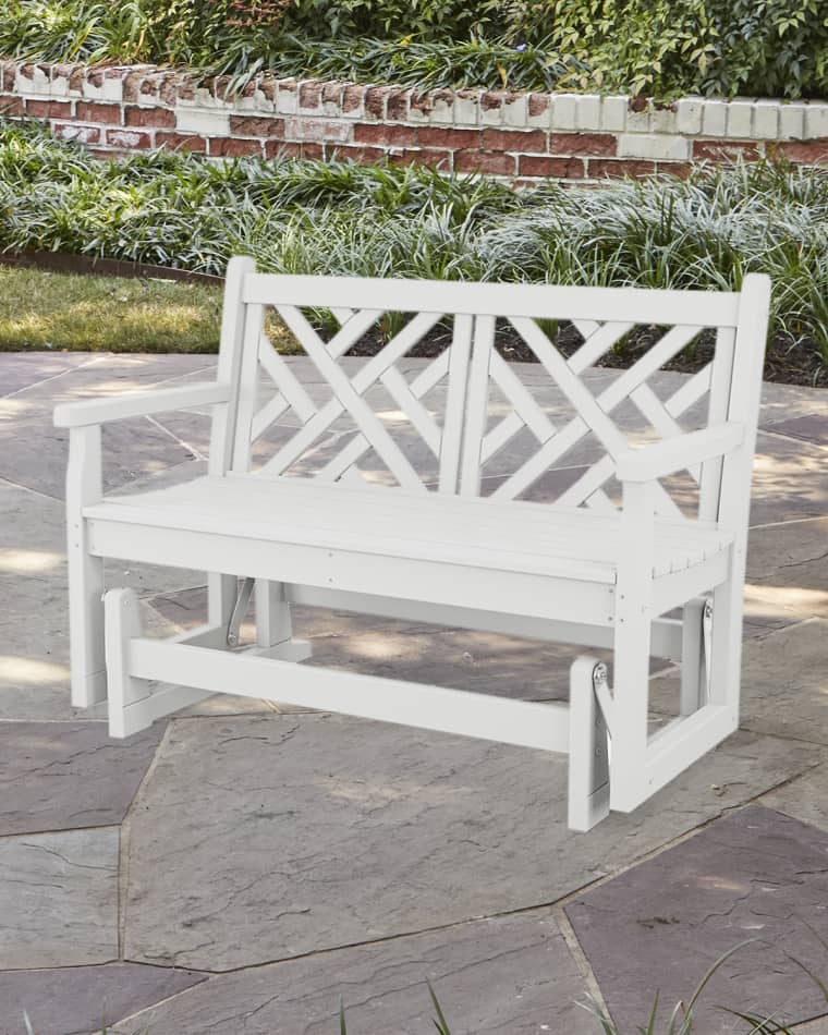 POLYWOOD Chippendale 48" Outdoor Glider