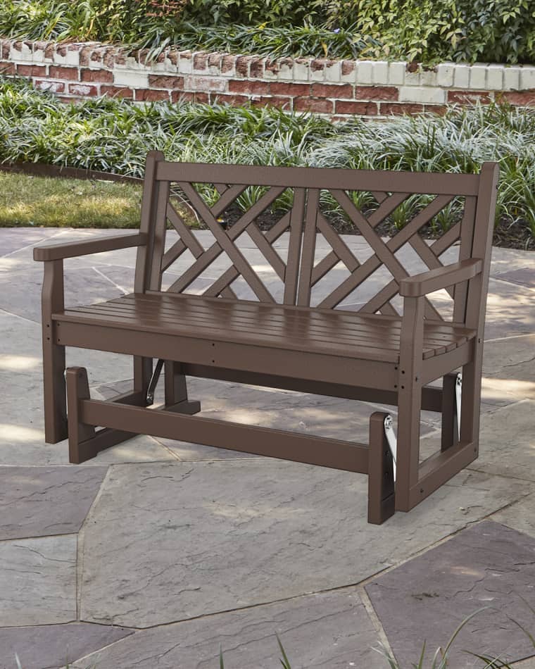POLYWOOD Chippendale 48" Outdoor Glider