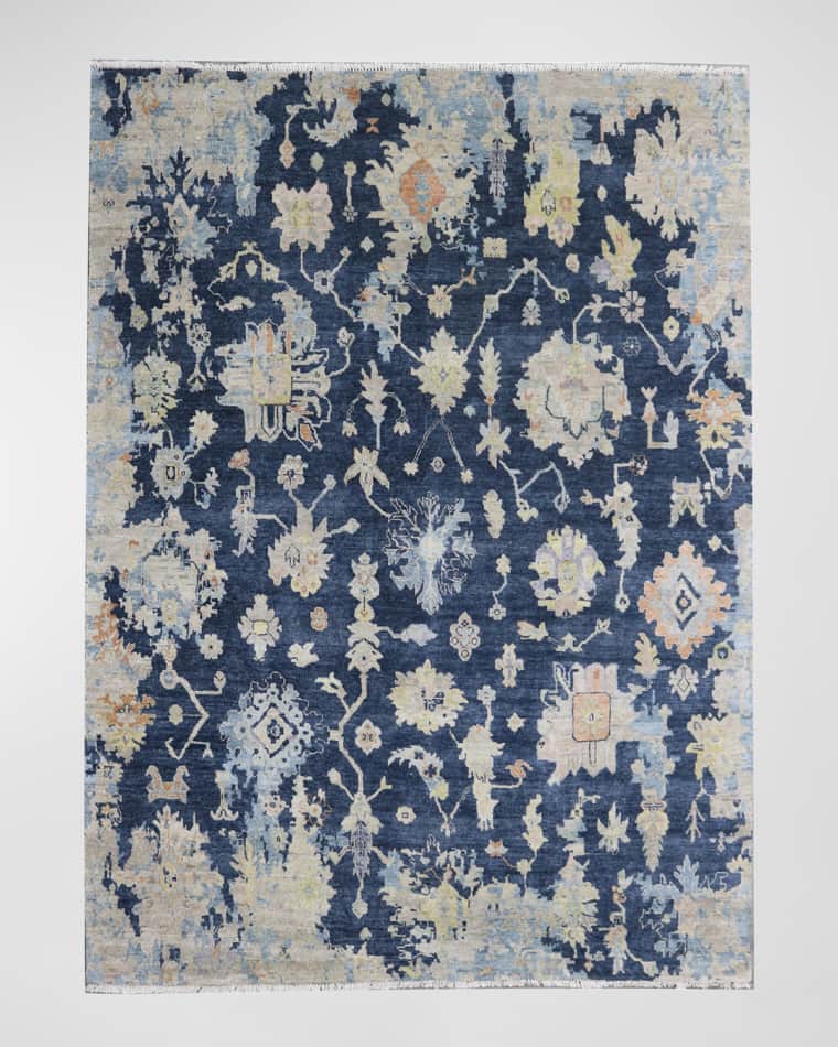 Haven & Loom Lawrence Midnight Hand-Knotted Rug, 8' x 10' Lawrence Midnight Hand-Knotted Rug, 9' x 12' Lawrence Midnight Hand-Knotted Rug, 10' x 14'