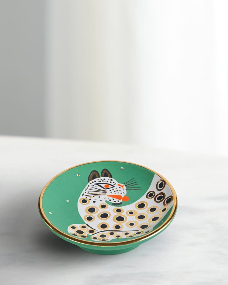 Waylande Gregory Small Leopard Bullet Bowl