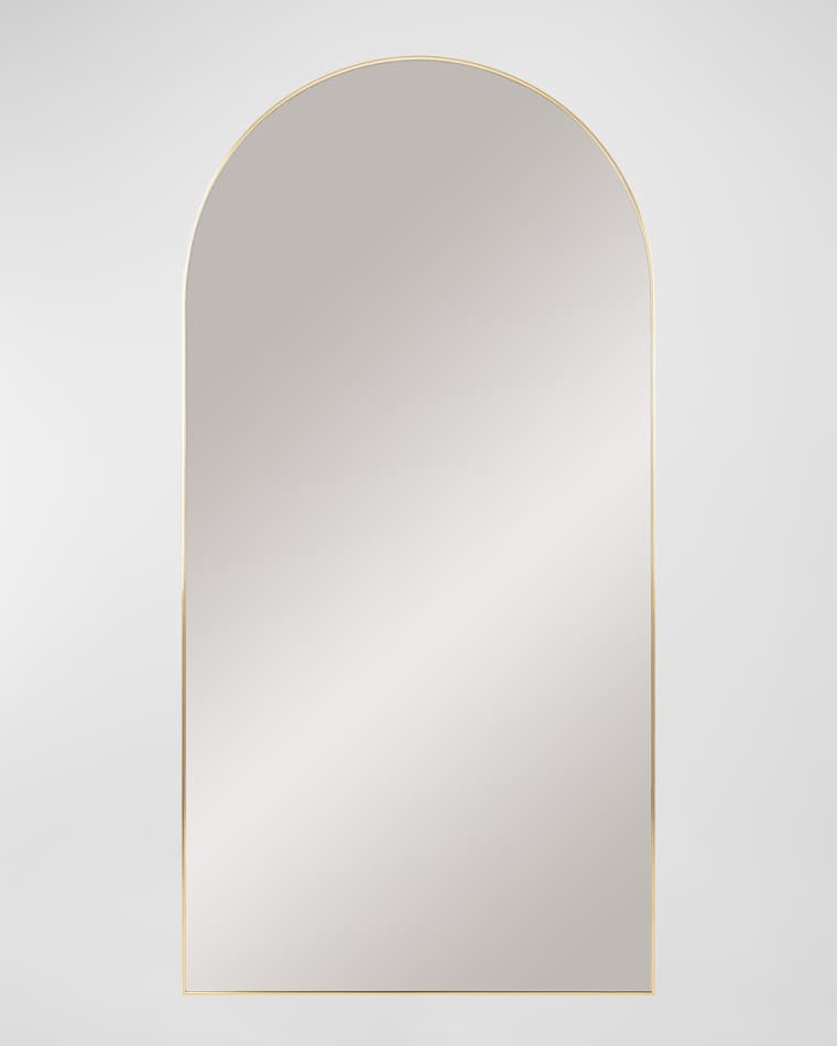 Surya Rugs Aranya 72" Arched Floor Mirror