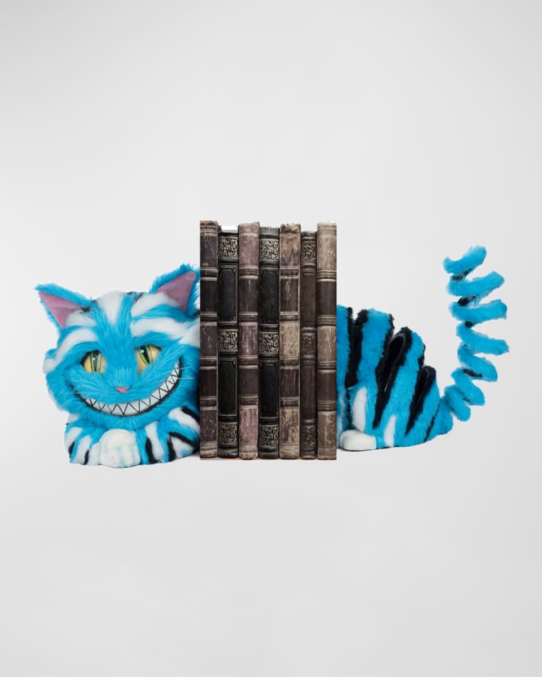Katherine's Collection Cheshire Cat Book Ends