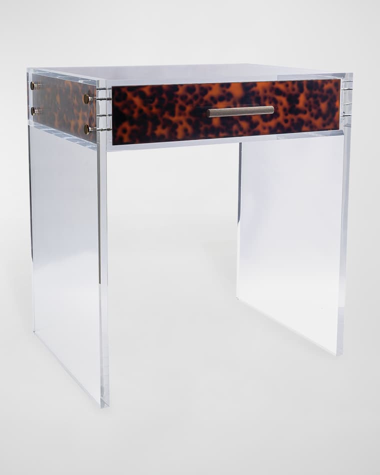 Port 68 Milan Tortoise Tray Top End Table