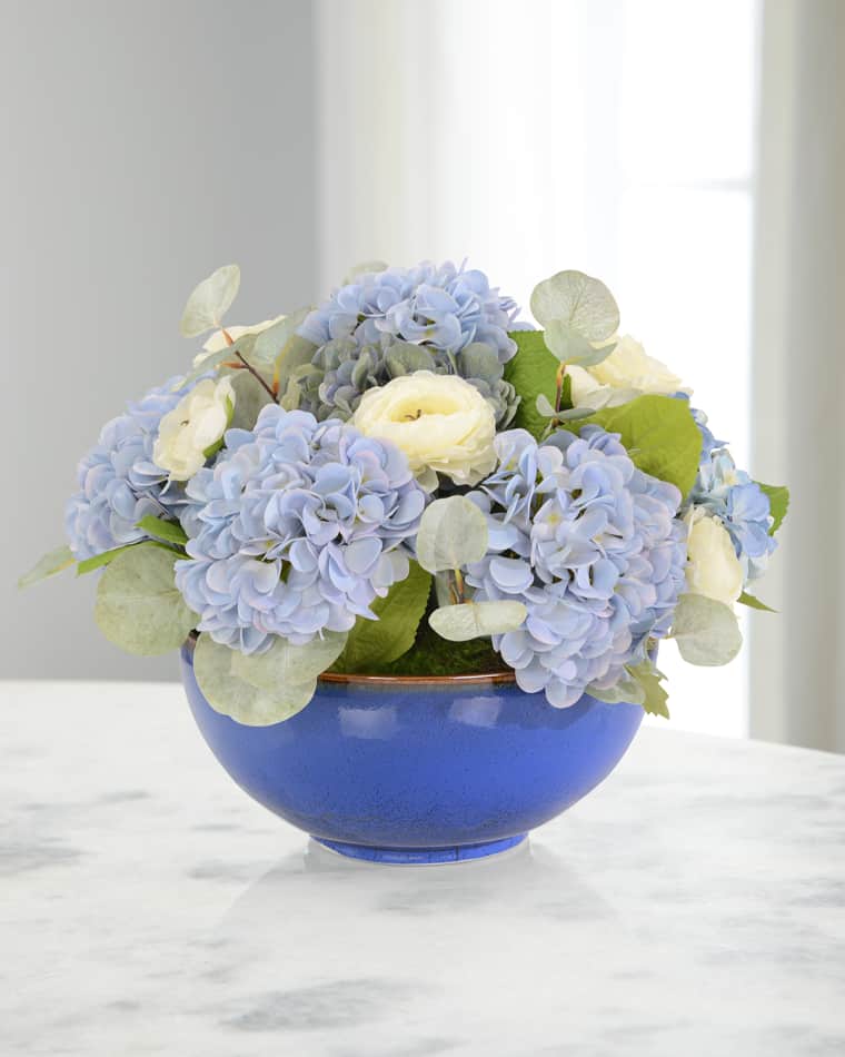 John-Richard Collection Blue Danube Floral Arrangement