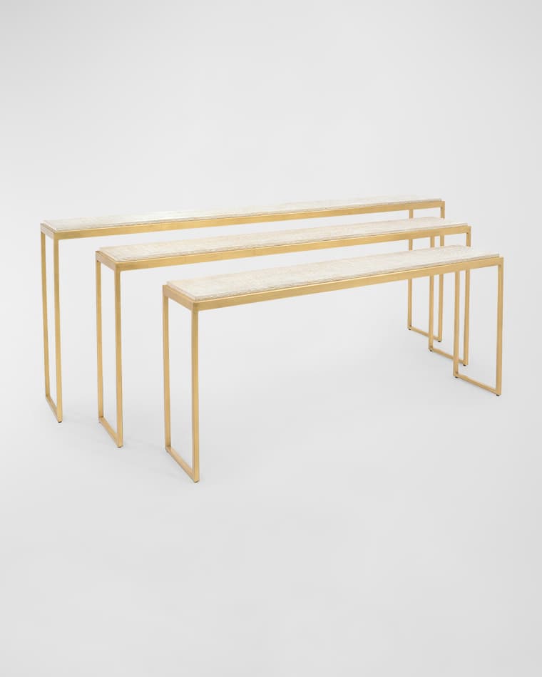 John-Richard Collection Kano Nesting Console Tables, Set of 3