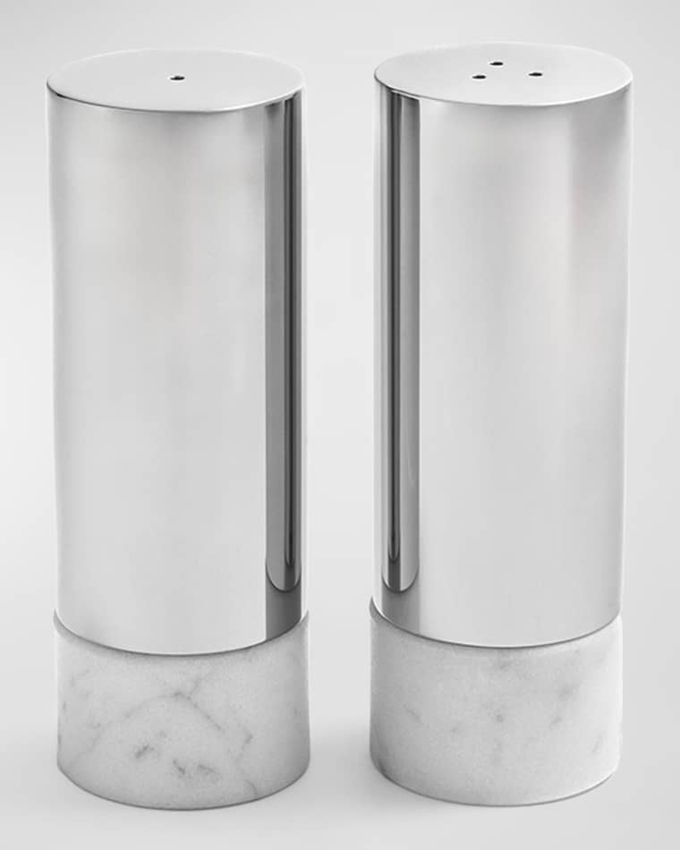 ANNA New York Dual Marble Salt & Pepper Shakers