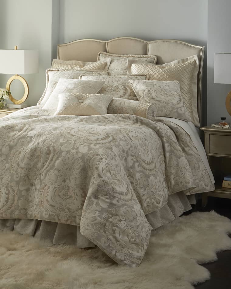 Austin Horn Collection Giselle 3-Piece King Comforter Set Giselle 3-Piece Queen Comforter Set Giselle Diamond Pillow Sham