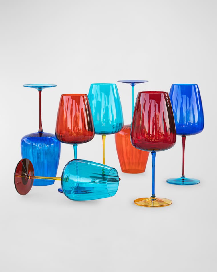 Vietri Pompidou Multicolor Wine Glass