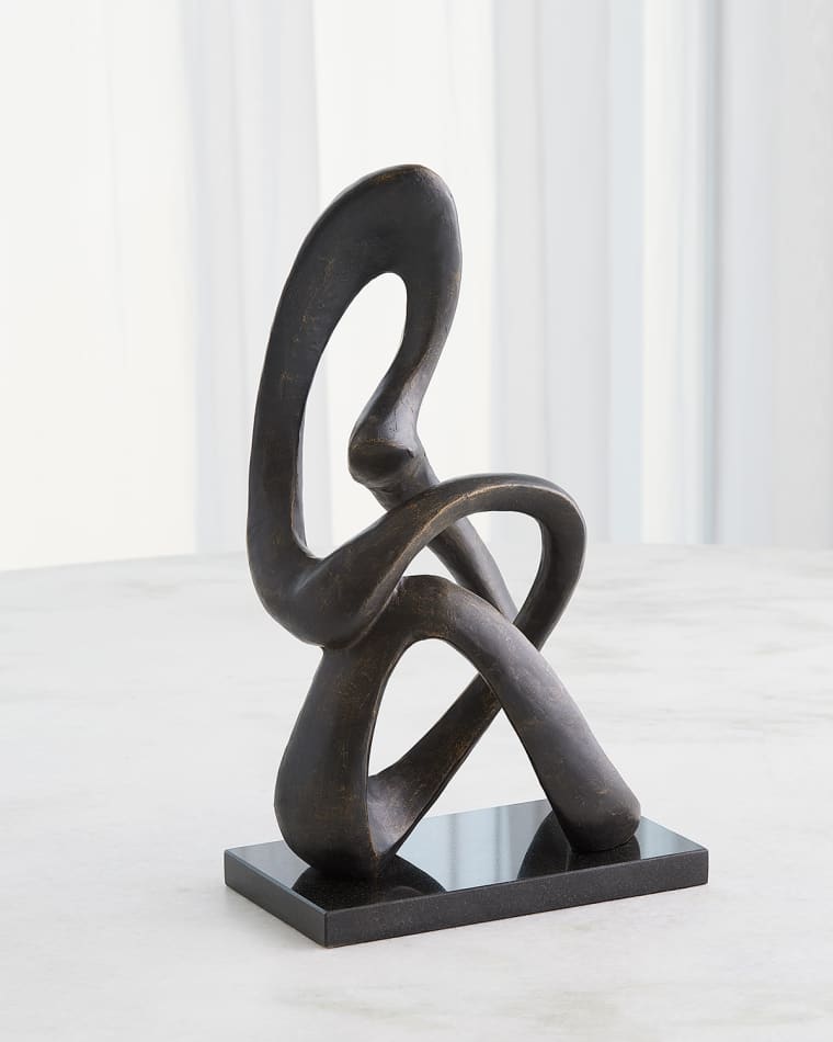 Global Views Sitting Loop Sculpture