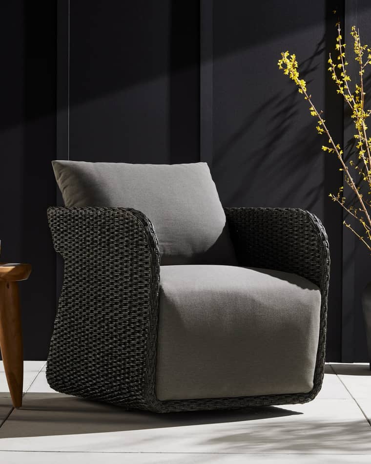 Four Hands Geneva Outdoor Swivel Chair