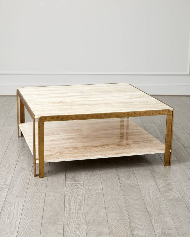 Global Views Kraft Cocktail Table