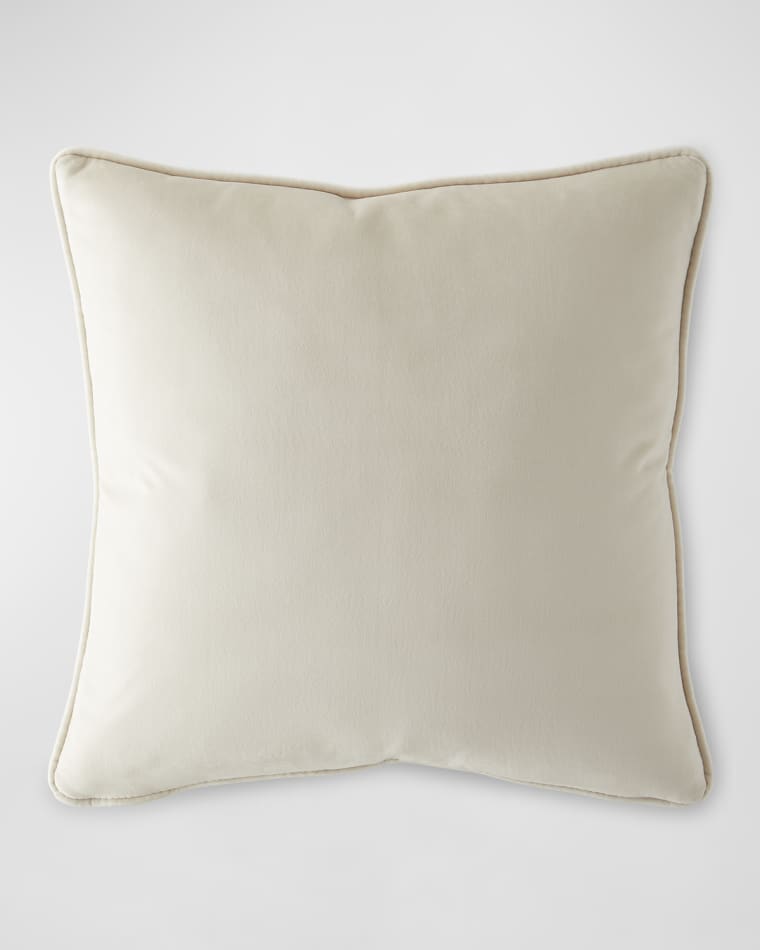 Olivia Quido Ava Velvet Pillow, 20" Square
