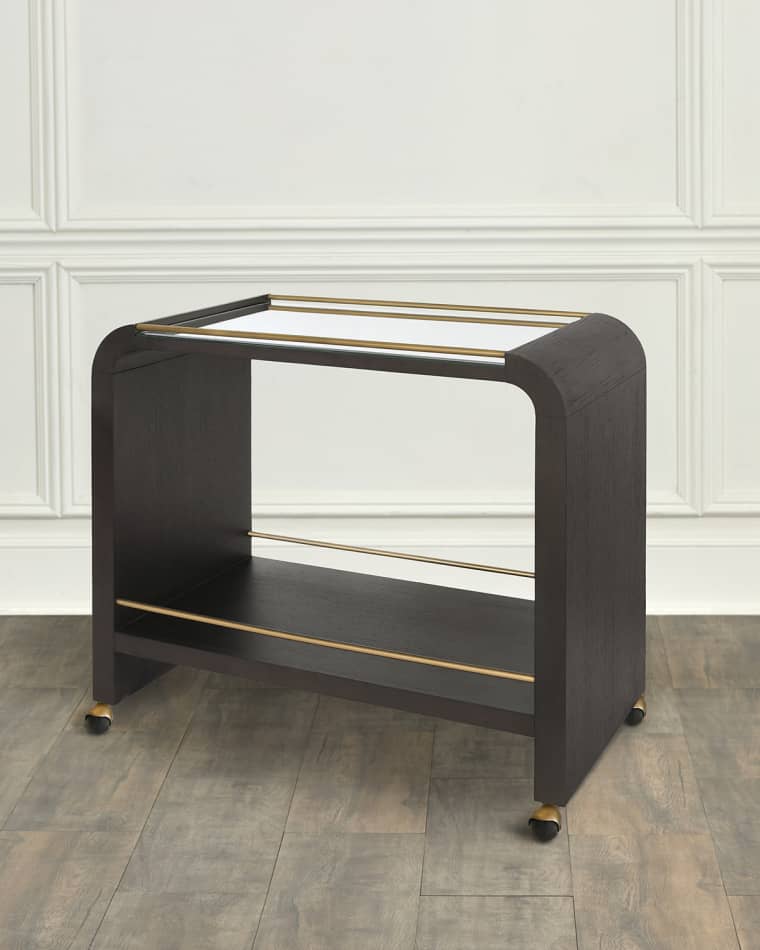 Worlds Away Myers Bar Cart