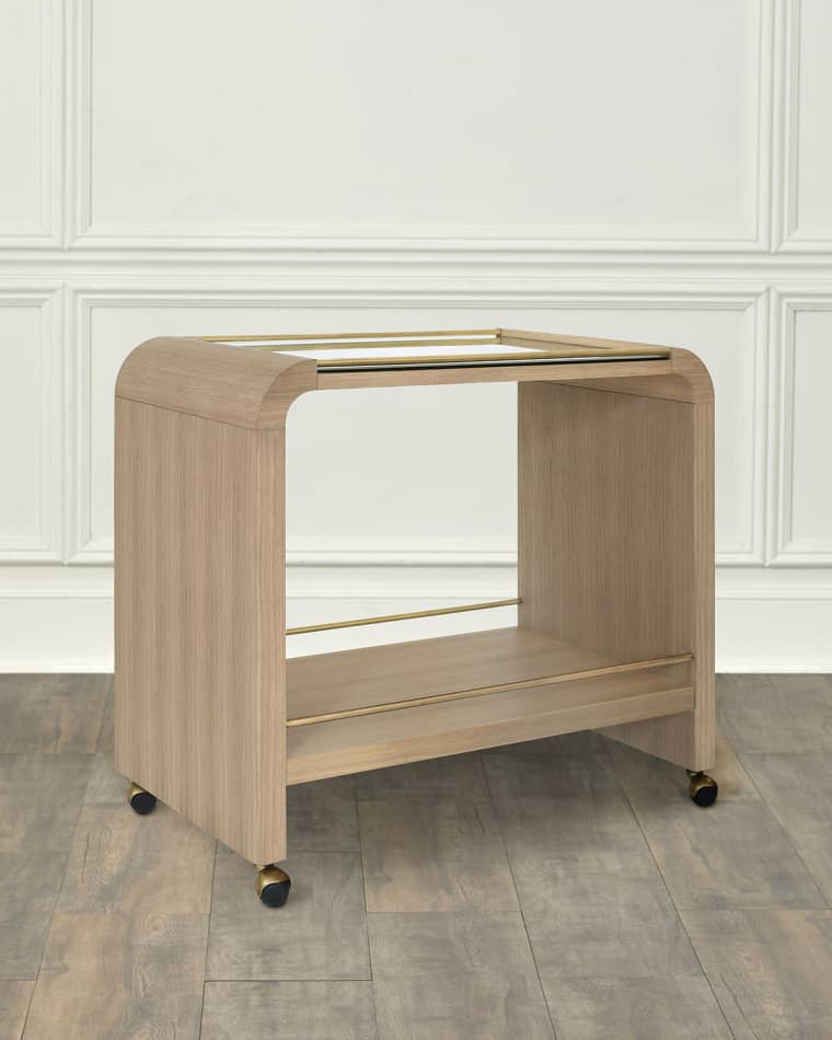 Worlds Away Myers Bar Cart