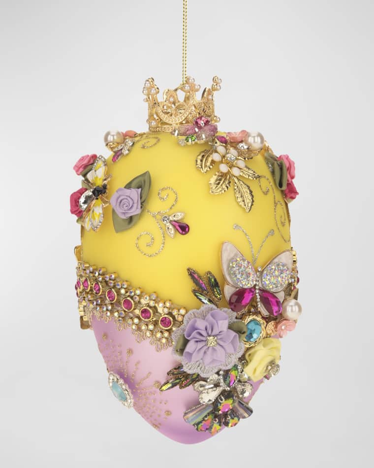 Mark Roberts Fabrege Jewel Yellow Easter Egg